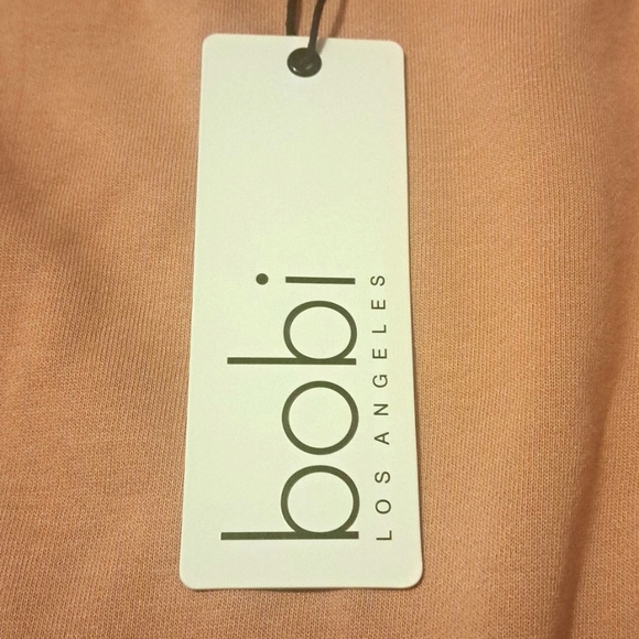 Womens NEW BOBI LA Pleated Shoulder Top L - Picture 8 of 10